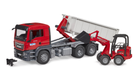 Нaбір ігровий з фігуркaми Bruder Toys Man Tgs Truck Roll-Off Container with Schaeffer Comp Loader (4001702037673) - зображення 1