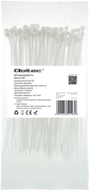 Кабельні стяжки Qoltec Nylon UV 2.5 x 150 мм 100 шт White (5901878521930) - зображення 1