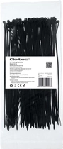 Кабельні стяжки Qoltec Nylon UV 3.6 x 200 мм 100 шт Black (5901878521985) - зображення 1