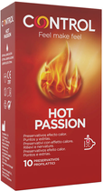 Prezerwatywy Control Hot Passion Condoms Warming Effect 10 szt. (8411134140692) - obraz 1