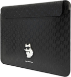 Pokrowiec na laptopa Karl Lagerfeld Saffiano Monogram Choupette KLCS14SAKHPCK 14" Czarny (3666339170561) - obraz 2