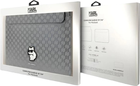 Pokrowiec na laptopa Karl Lagerfeld Saffiano Monogram Choupette KLCS14SAKHPCG 14" Srebrny (3666339170585) - obraz 4