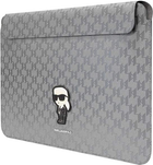 Чохол для ноутбука Karl Lagerfeld Saffiano Monogram Ikonik KLCS14SAKHPKG 14" Silver (3666339170547) - зображення 2