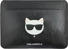 Pokrowiec na laptopa Karl Lagerfeld Choupette Head KLCS16CHBK 16" Czarny (3666339040215) - obraz 1
