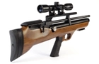 Пневматична гвинтівка Hatsan Flashpup W bullpup set, PCP + (Насос, Приціл 4х32) - зображення 11