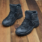 Зимові чорні тактичні прошиті кросівки 46 (30,5 см) - зображення 3