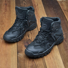 Зимові чорні тактичні прошиті кросівки 45 (30 см) - зображення 3