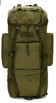 Тактичний армійський рюкзак з дощовиком Combat S1645406 хакі - зображення 3
