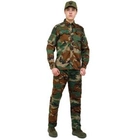 Костюм тактичний (сорочка та штани) Military Rangers ZK-SU1128 Колір: Камуфляж Woodland розмір: XXL - зображення 2