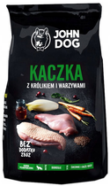 Sucha karma dla psów srednich i duzych ras John Dog Premium Kaczka z krolikiem 3 kg (5903246842104) - obraz 1