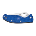 Нож складной Spyderco Tenacious, S35VN полусеррейтор Blue тип замка Liner Lock C122PSBL - изображение 3