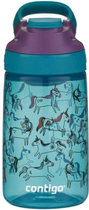 Пляшка дитяча Contigo Gizmo Sip блакитний з малюнком єдинорога 0.42 л (2136791) - зображення 4