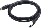 Kabel Cablexpert USB Type A-USB Type C 1 m Czarny (8716309086486) - obraz 3