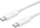 Kabel Apple Thunderbolt - Thunderbolt 0.5 m bialy (885909630172) - obraz 2