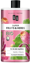 Піна для ванни AA Super Fruits And Herbs опунція й амарант 750 мл (5900116064949) - зображення 1
