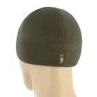 M-Tac шапка Watch Cap Elite фліс (320г/м2) з липучкою Dark Olive, військова шапка, флісова шапка, шапка олива - зображення 4