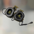 Навушники Earmor M32 c кріпленням на шолом HD-ACC-08, активні, зі знімним мікрофоном та гарнітурою, Койот - зображення 5