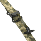 M-Tac ремень оружейный универсальный MM14, военный ремень, ремень двухточечный, тактический ремень пиксель - изображение 3