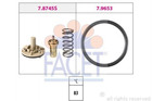 Термостат FACET 78745 Volkswagen Jetta, Polo, Scirocco, Passat, EOS, Golf, Tiguan; Skoda Roomster, Octavia, Fabia, Yeti, Rapid; Audi A3, A1; Seat Ibiza 03C121110Q, 03C121110K, 03C121110H