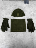 Комплект шапка баф рукавички - зображення 4