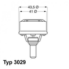 Термостат WAHLER 302989 Renault Espace, Twingo, Clio 267235, 7700727190, 7700730540