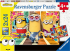 Puzzle klasyczne Ravensburger The Minions in Action 70 x 50 cm 24 elementów (4005556050857)