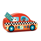 Puzzle klasyczne Djeco Samochód wyścigowy 25 x 25 cm 16 elementów (3070900072732) - obraz 1