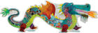 Дерев'яний пазл Djeco Підлогова головоломка Дракон Леон 138 x 54. 3 см 36 елементів (3070900071704) - зображення 2