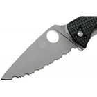 Нож Spyderco Tenacious Black Blade FRN серрейтор (C122SBBK) - изображение 3