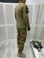 Мужской армейский костюм мультикам для ВСУ (ЗСУ) Tactical тактическая форма убакс и брюки Турция 7284 XL - изображение 3