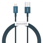 Кабель Baseus CALYS-A03 Superior Series Fast Charging Lightning 2.4A 1м синій