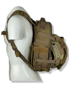 Рюкзак тактичний штурмовий з клапаном для шолома Warrior Spirit Койот - изображение 5