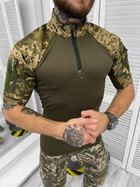 Рубашка тактическая с коротким рукавом пиксель размер XL - изображение 3