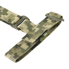 M-Tac ремень оружейный трехточечный MM14, тактическая трехточка, трехточка для ак пиксель, военный ремень - изображение 4