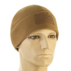 M-Tac шапка Watch Cap Elite фліс (320г/м2) з липучкою Coyote Brown, військова шапка койот, тепла чоловіча шапка - зображення 3