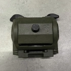 Адаптер для сошок FAB Defense H-POD Picatinny Adaptor, Олива, поворотно-нахильний, кріплення для сошок на планку Пікатінні - зображення 2