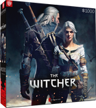 Puzzle Good Loot The Witcher: Geralt and Ciri 1000 elementów (5908305236023) - obraz 1