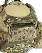 Рюкзак штурмовий Stryker Піксель кріплення павук для шолома 15л - изображение 4