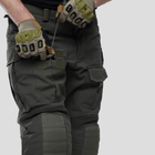 Комплект штурмові штани + куртка. Демісезон UATAC GEN 5.2 Olive (Олива) 3XL - изображение 13