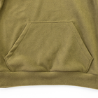 Флисовая кофта худи тактическая-военная ВСУ зимняя теплая с капюшоном однотонная OSPORT (ty-0039) Хаки M - изображение 4