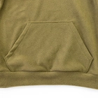 Флисовая кофта худи тактическая-военная ВСУ зимняя теплая с капюшоном однотонная OSPORT (ty-0039) Хаки XL - изображение 4