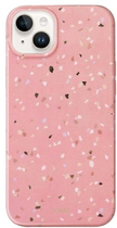 Etui Uniq Coehl Terrazzo do Apple iPhone 14 Różowy (8886463682531) - obraz 1