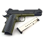 Стартовый сигнальный пистолет Kuzey 911 Green Grips с дополнительным магазином и пачкой патронов Ozkursan (50 шт) - изображение 4