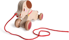 Toczące się zabawka iWood Pies Do Ciagnięcia Na Sznurku Drewniany (6935494720056) - obraz 2