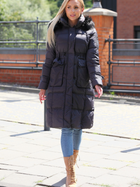 Куртка зимова жіноча PERSO BLH220027FXF S Сіра (5908312939207) - зображення 4