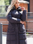 Куртка зимова жіноча PERSO BLH220027FXF S Сіра (5908312939207) - зображення 5