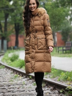 Куртка зимова жіноча PERSO BLH220027FXF M Бежева (5908312939153) - зображення 4
