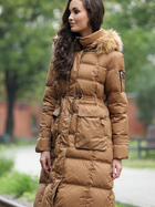 Куртка зимова жіноча PERSO BLH220027FXF L Бежева (5908312939160) - зображення 5