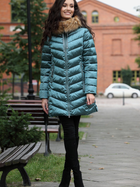 Куртка зимова жіноча PERSO BLH220036FF L Смарагдова (5908312939108) - зображення 4