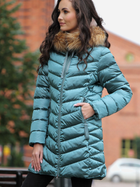 Куртка зимова жіноча PERSO BLH220036FF L Смарагдова (5908312939108) - зображення 6